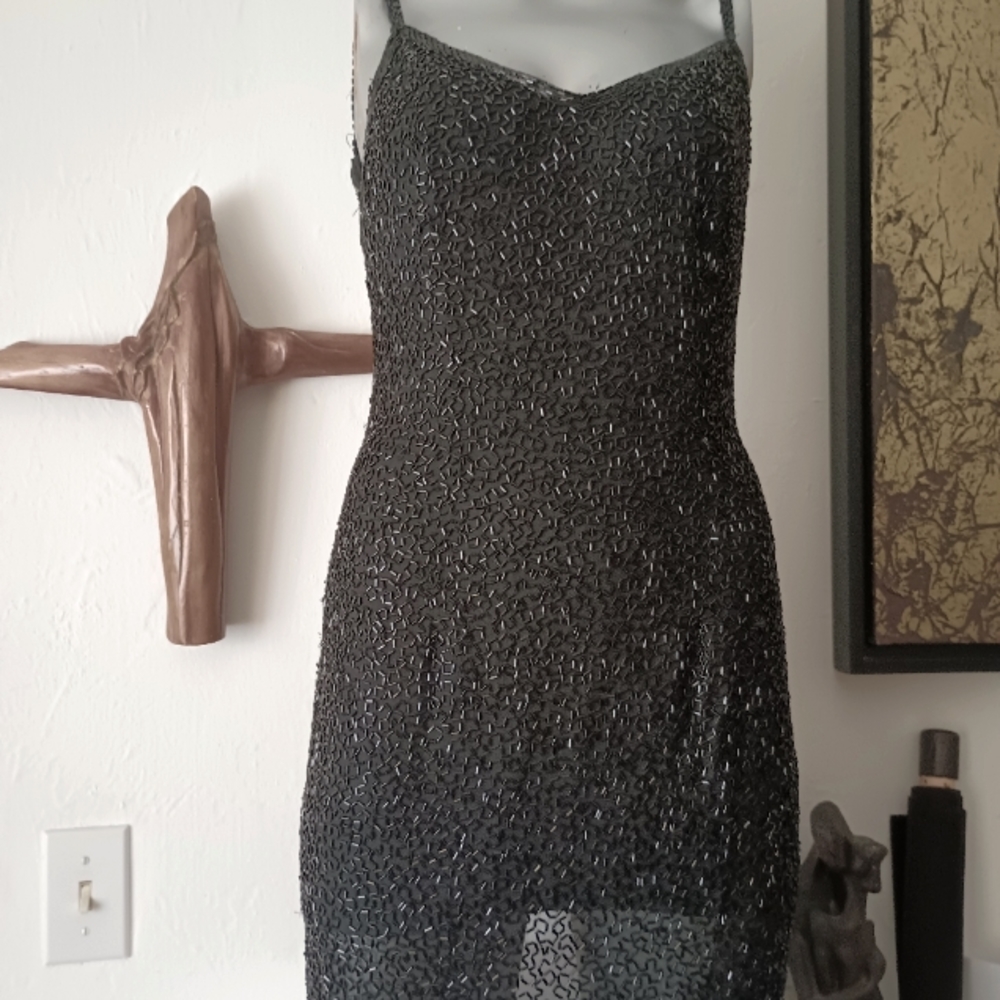 Evening black dress.used